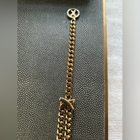 Paloma Picasso Gold Chain Belt Signature X’s Size Large